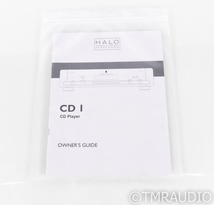 Parasound Halo CD1 CD Player; CD-1 (No Remote)
