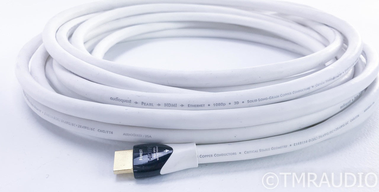AudioQuest Pearl HDMI Cable; Single 8m Interconnect