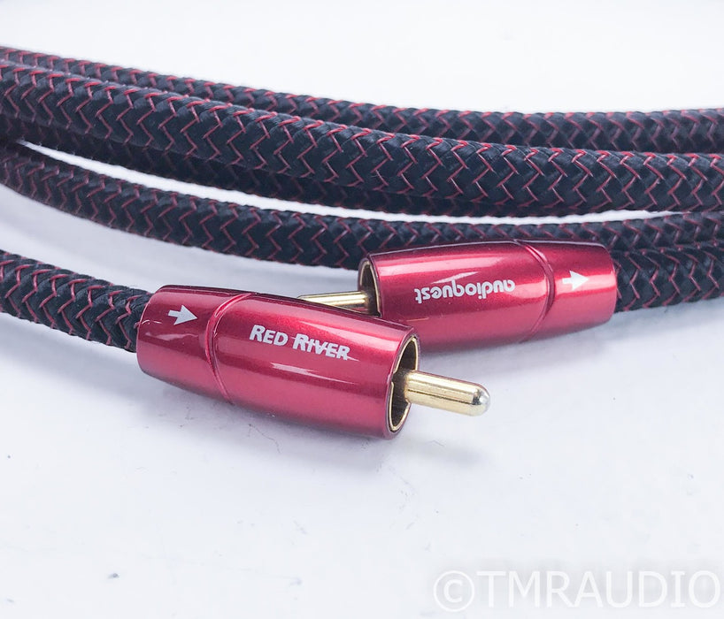 AudioQuest Red River RCA Subwoofer Center Channel Cable; Single; 3m