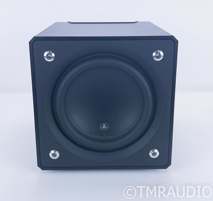 JL Audio E-Sub e110 10" Powered Subwoofer; Black Ash; E-110