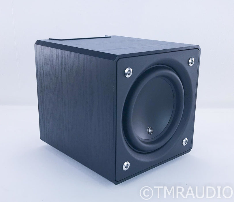 JL Audio E-Sub e110 10" Powered Subwoofer; Black Ash; E-110