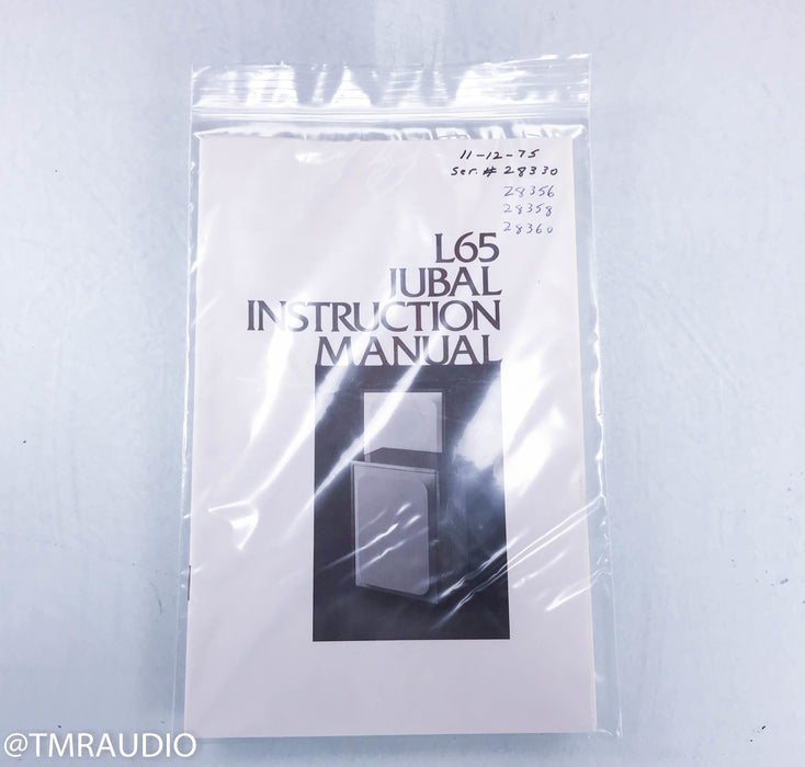 JBL Jubal L-65 Vintage Speakers