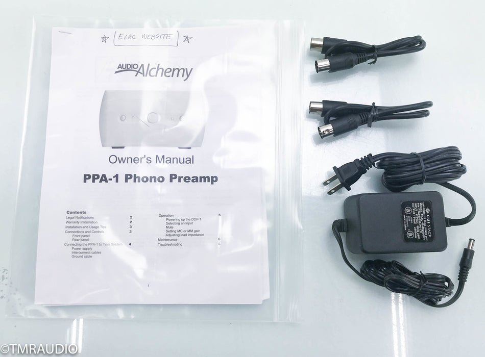 Audio Alchemy PPA-1 MM / MC Phono Preamplifier