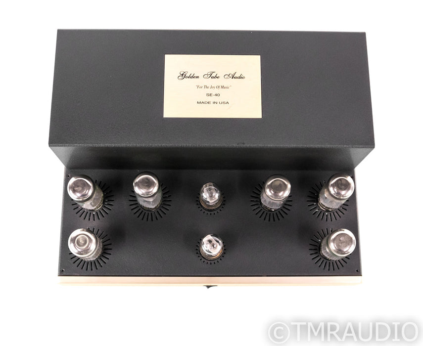 Golden Tube Audio SE-40 Stereo Tube Power Amplifier; SE40