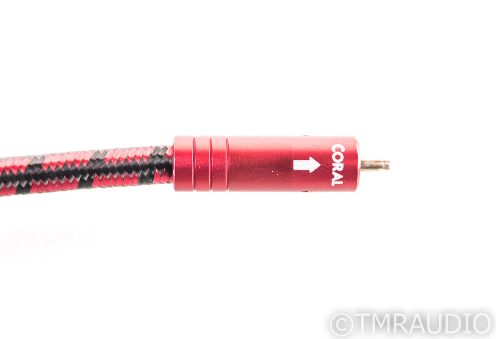 AudioQuest Coral RCA Cables; .5m Pair Interconnects