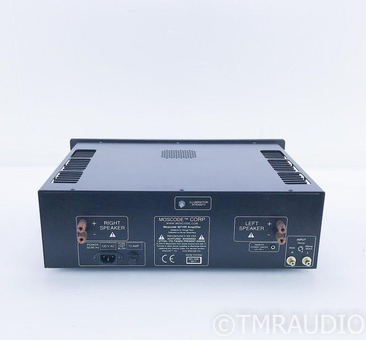 Moscode 401 HR Stereo Tube Hybrid Power Amplifier; Upgraded Caps / Resistors