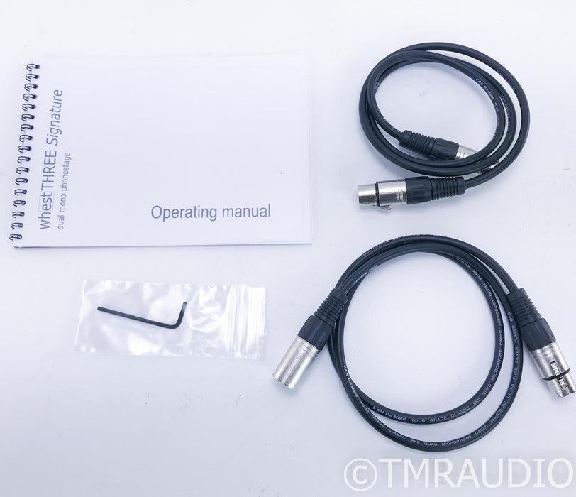Whest THREE Signature MM / MC Phono Preamplifier; Factory Upgraded