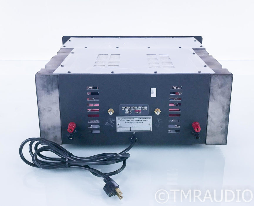 Counterpoint SA-220 Stereo Tube Power Amplifier; Acrylic Top; AS-IS (Needs Caps)