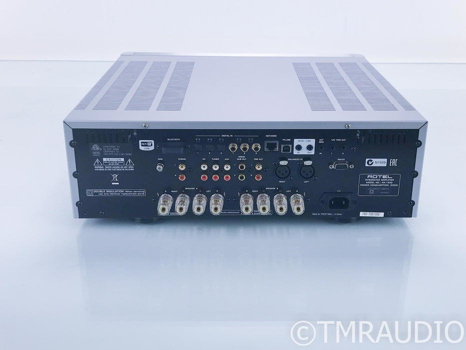 Rotel RA-1592 Stereo Integrated Amplifier; RA1592; Silver