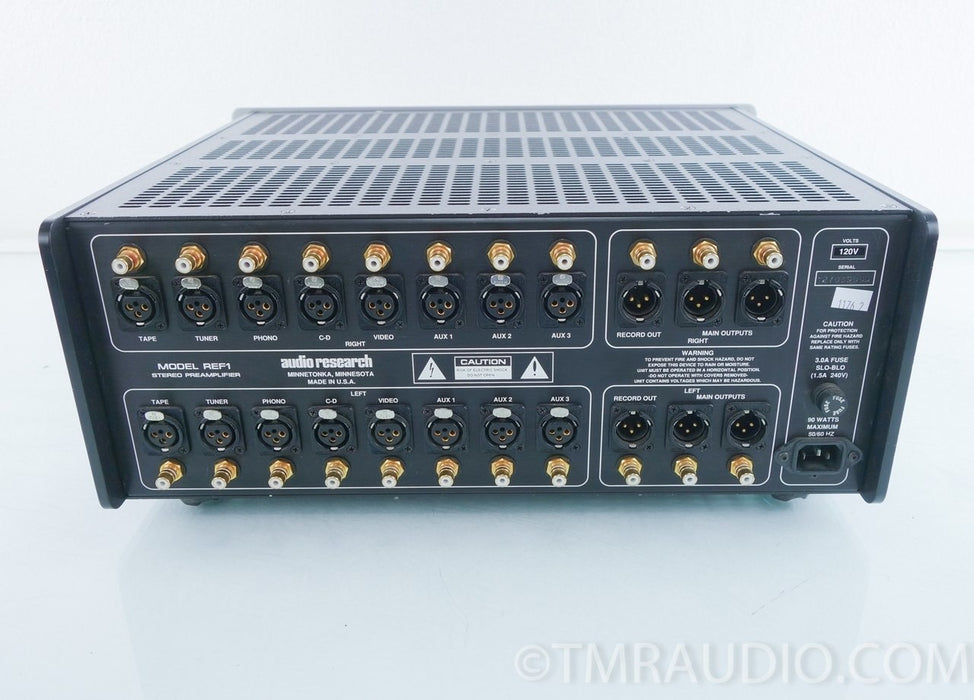 Audio Research Reference 1 Stereo Tube Preamplifier; Platinum Grey Faceplate