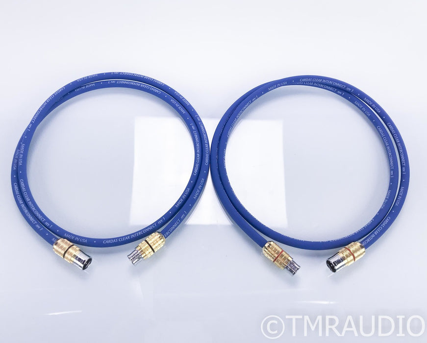 Cardas Clear XLR Cables; 1.5m Pair Balanced Interconnects