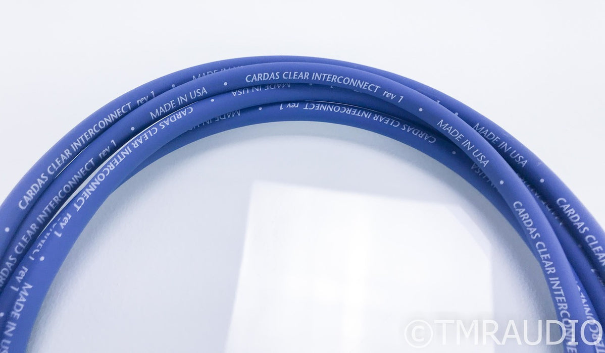 Cardas Clear XLR Cables; 1.5m Pair Balanced Interconnects