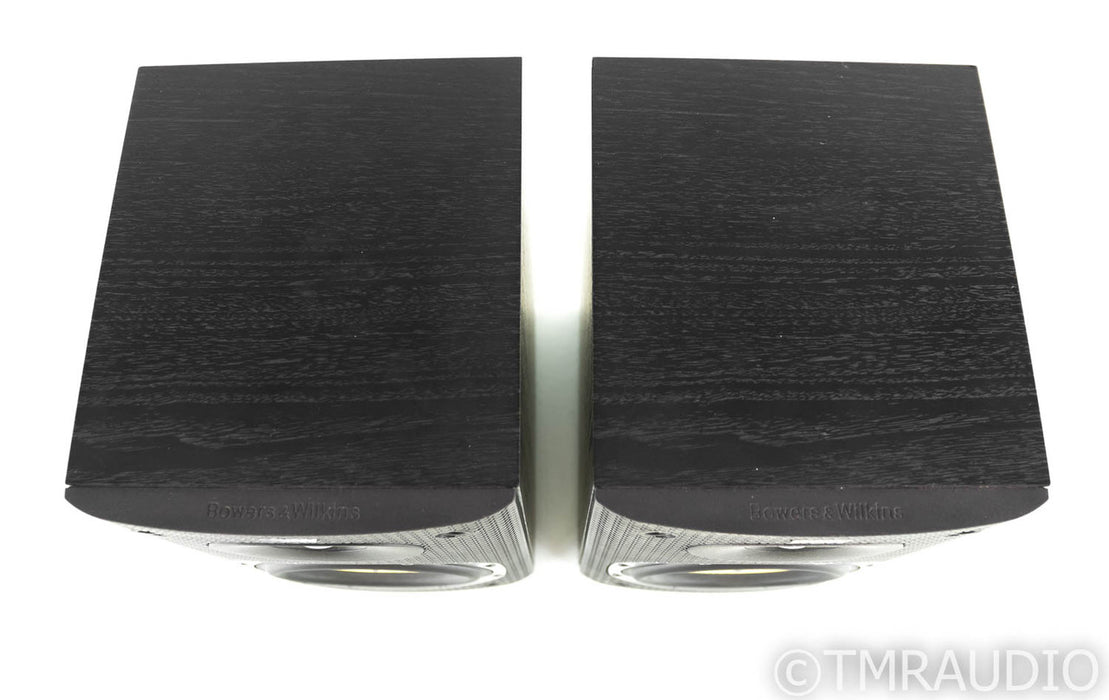B&W DM600 S3 Bookshelf Speakers; Black Ash Pair; DM-600