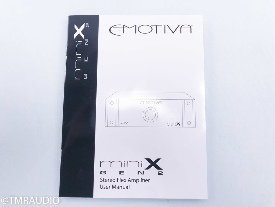 Emotiva Mini-X a-100 Gen 2 Stereo Integrated Amplifier