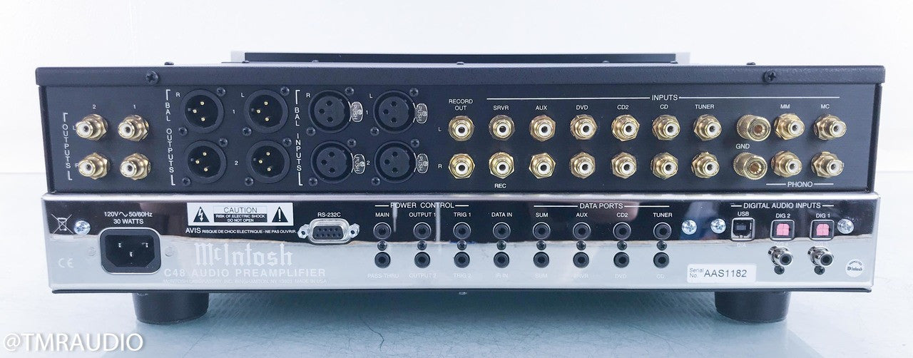 McIntosh C48 Stereo Preamplifier; Remote; MM/MC Phono