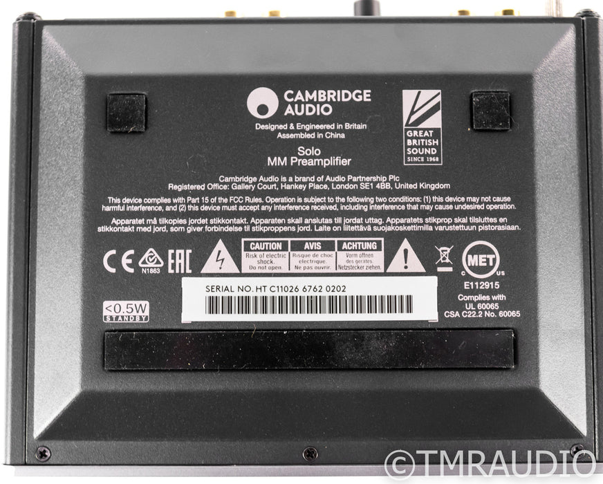 Cambridge Audio Solo MM Phono Preamplifier