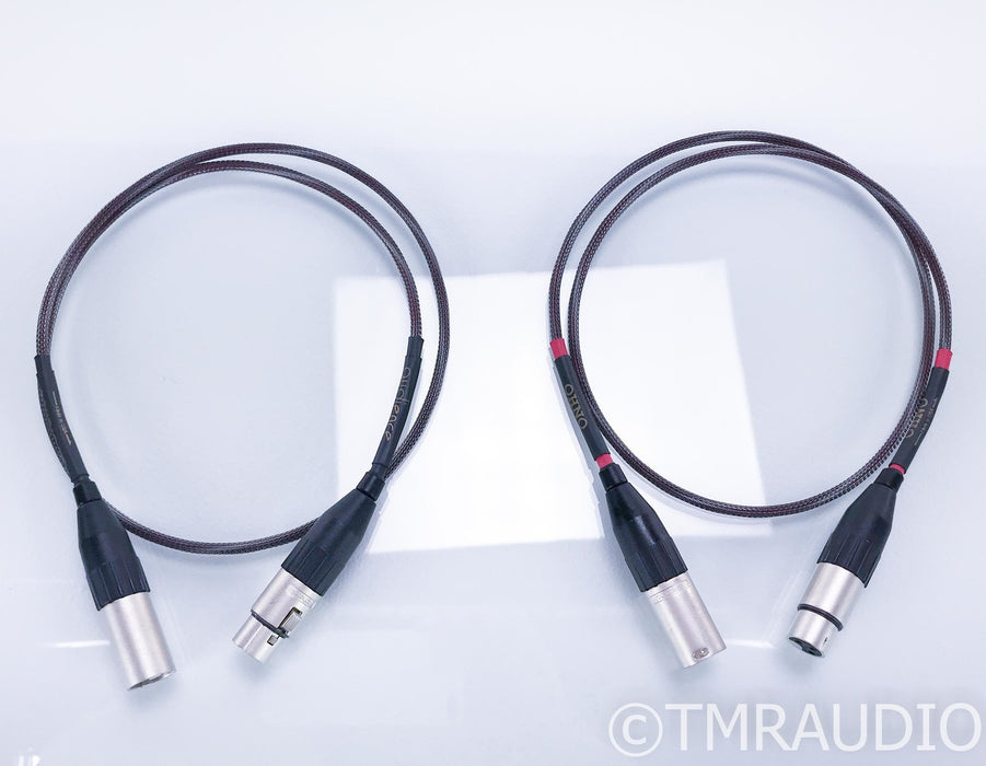 Audience Ohno XLR Cables; 1m Pair Balanced Interconnects
