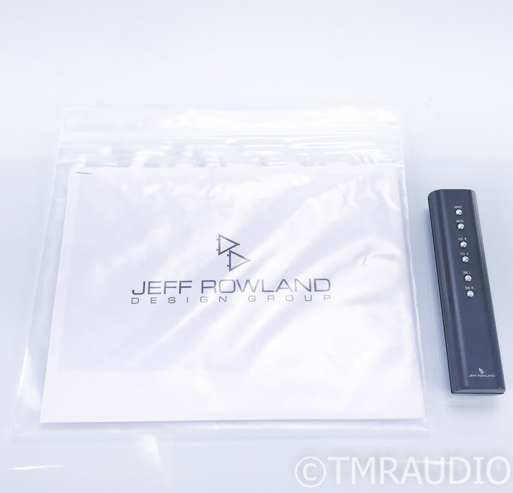 Jeff Rowland Concentra 1 Stereo Integrated Amplifier; Remote