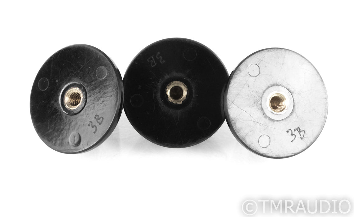 Black Diamond Racing Pyramid Cones Mk 3 Isolation Feet; Set of 3