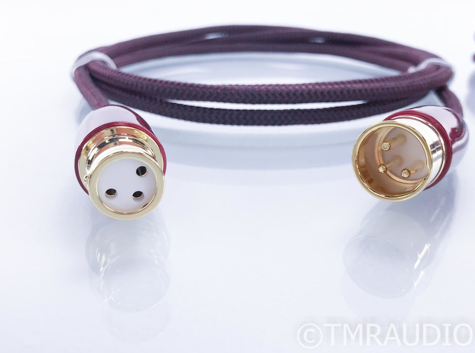 Audioquest Red River XLR Cables; 2m Pair Balanced Interconnects