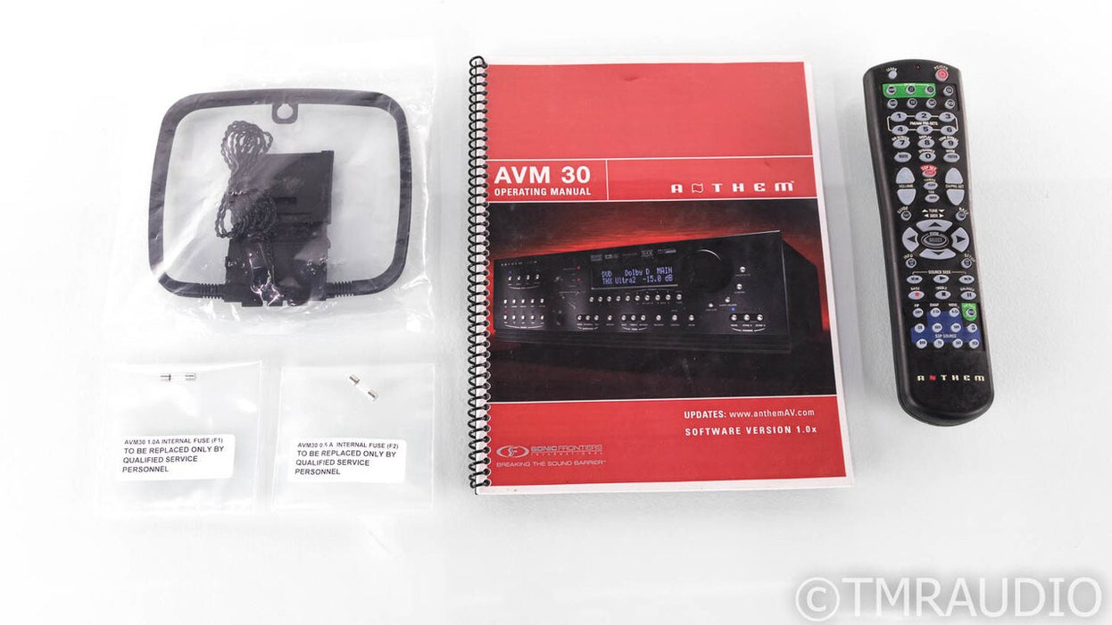 Anthem AVM 30 5.1 Channel Home Theater Processor; AVM30; Remote