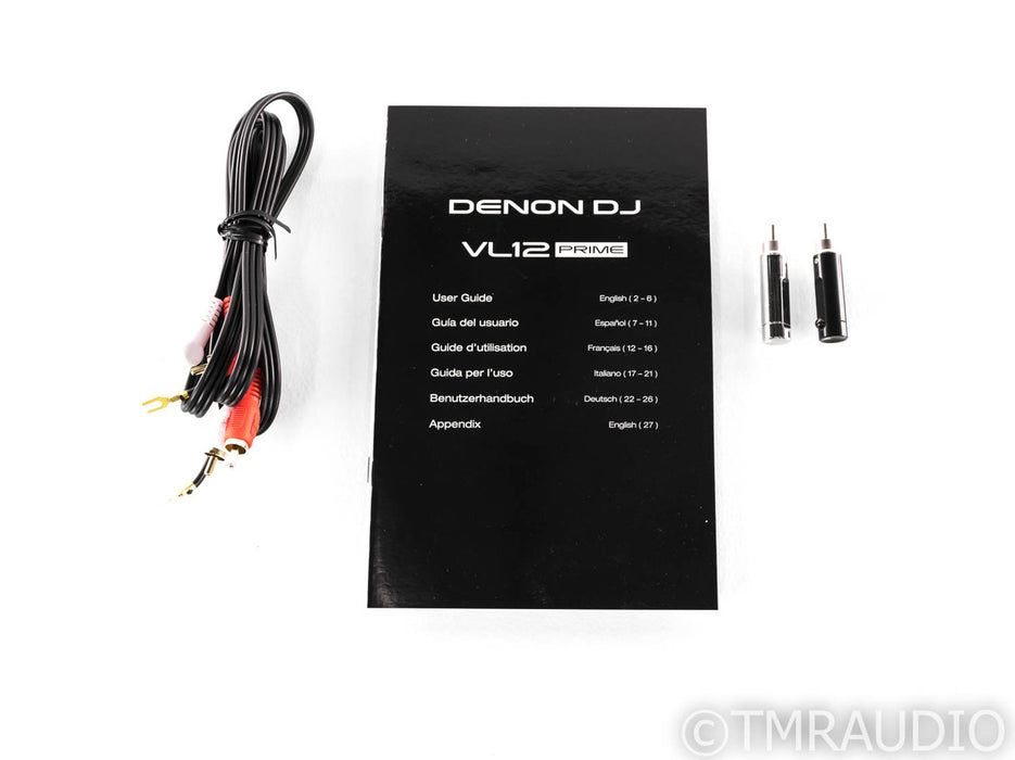 Denon DJ VL12 Prime Direct Drive Turntable; 9" Tonearm; VL-12 (No Cartridge)