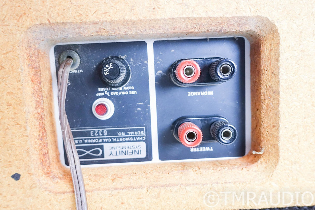 Infinity Servo Statik I Electrostatic Panel; Vintage; AS-IS (No Midrange Output)