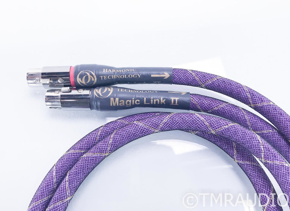 Harmonic Technology Magic Link II XLR Cables; 1m Pair Balanced Interconnects