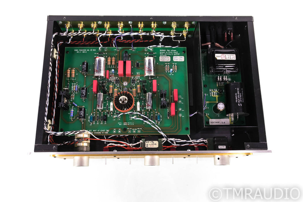 Sonic Frontiers SFL-1 Stereo Tube Preamplifier; SFL1; Recapped; Upgrades
