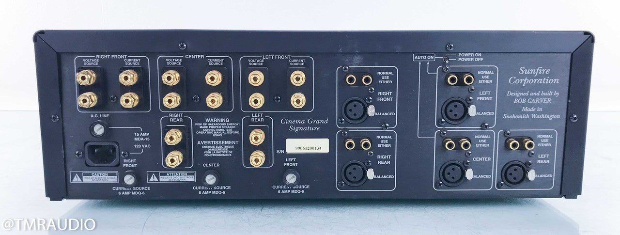 Sunfire Cinema Grand Signature 5 Channel Power Amplifier