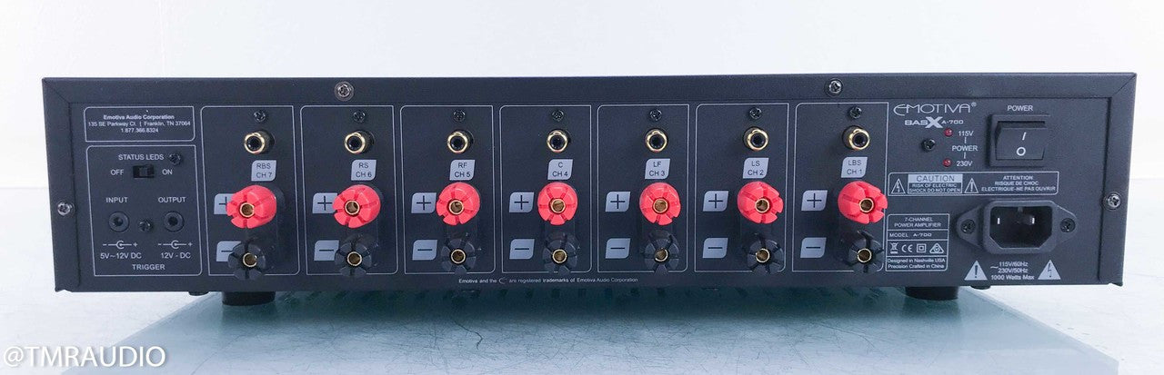 Emotiva A-700 BasX 7 Channel Power Amplifier