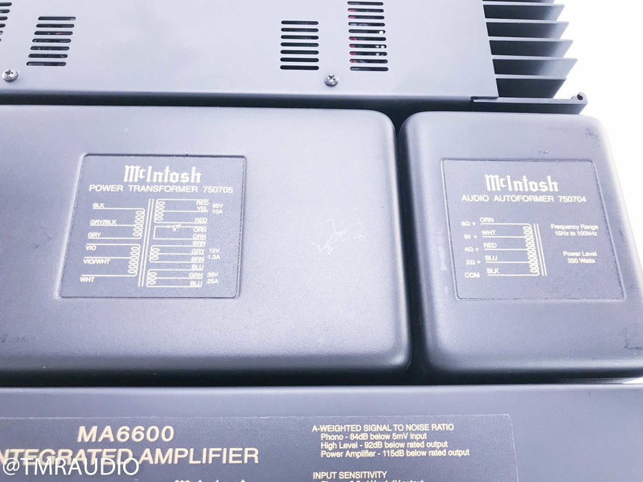 McIntosh MA-6600 Stereo Integrated Amplifier