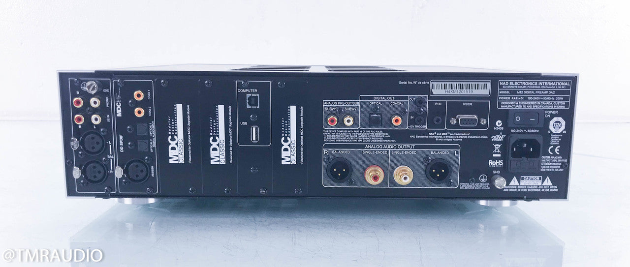 NAD Masters Series M12 DAC / Preamplifier; D/A Converter