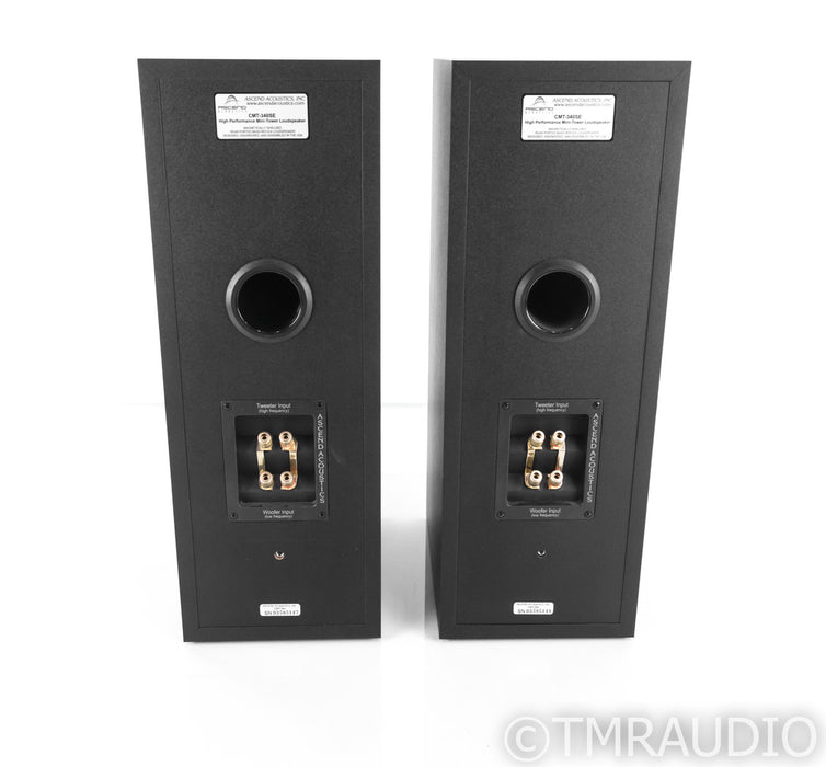 Ascend Acoustics CMT-340SE Bookshelf / Standmount Speakers; Black Pair