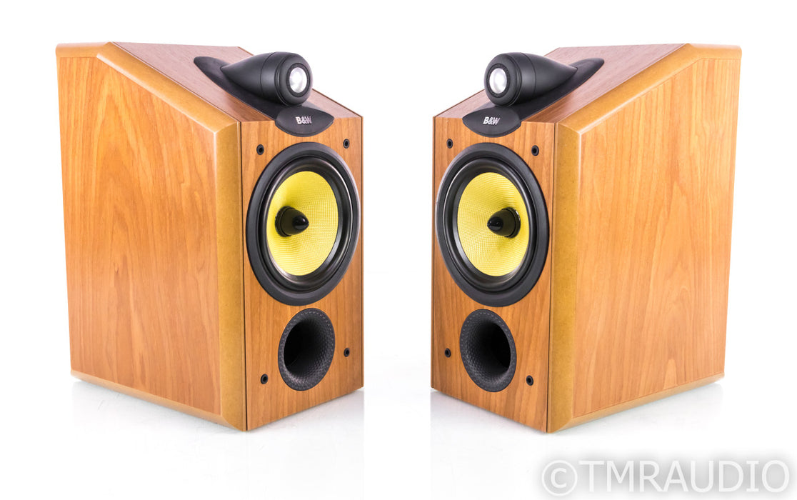B&W CDM1NT Bookshelf Speakers; Cherrywood Pair; CDM-1NT