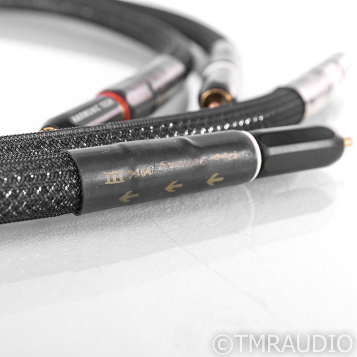 Harmonic Technology Pro Silway III RCA Cables; 1m Pair Interconnects