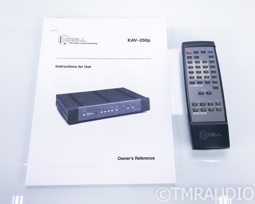 Krell KAV-250p Stereo Preamplifier; KAV250p; Remote
