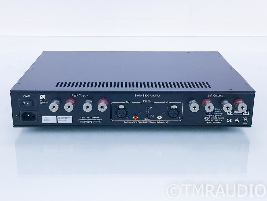 PS Audio Stellar S300 Stereo Power Amplifier; Black; Warranty