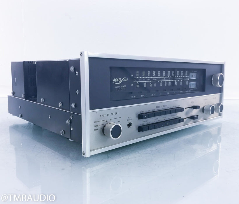 McIntosh MAC1900 Vintage Stereo Receiver; MAC-1900; MM Phono