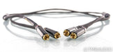 Wywires Gold Series RCA Cables; 4ft Pair Interconnects; Furutech Terminations