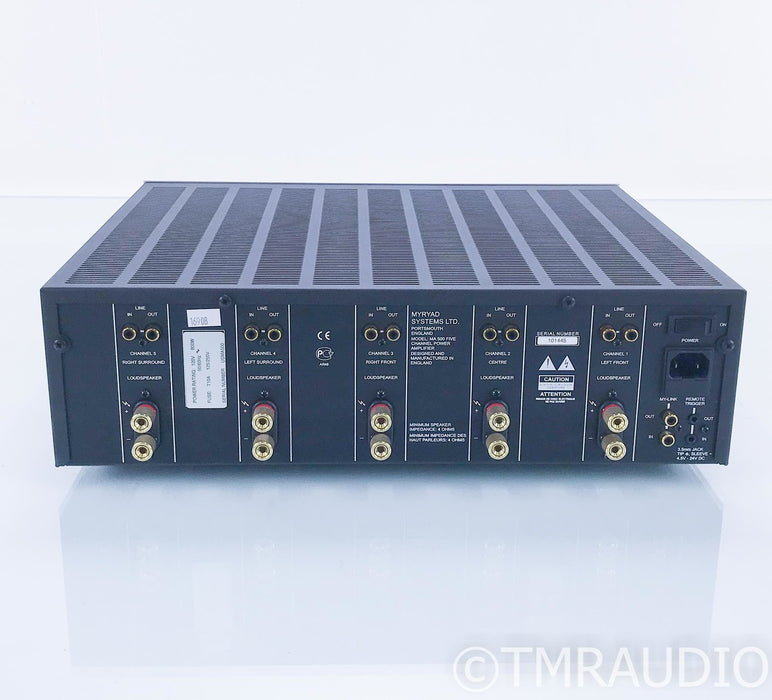 Myryad MA 500 5 Channel Power Amplifier; MA500