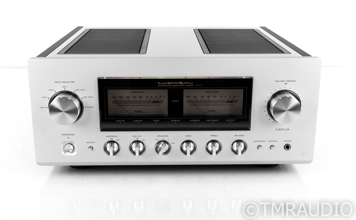 Luxman L-590AX II Stereo Integrated Amplifier; MM/MC Phono; Remote