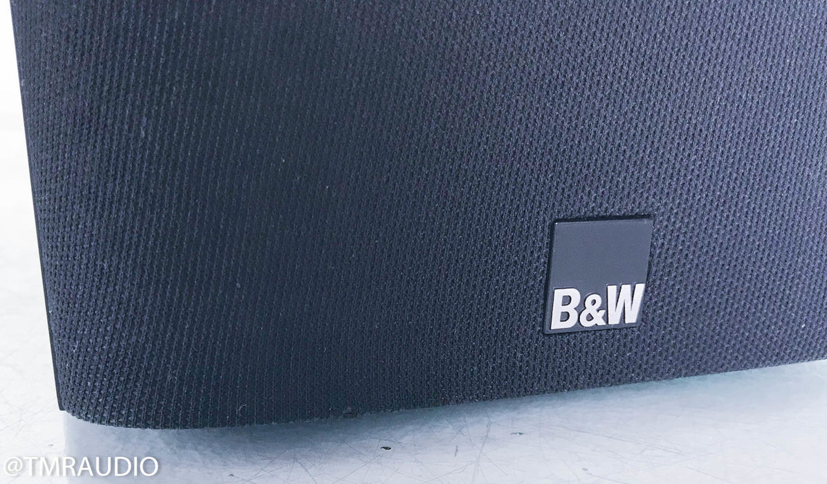 B&W 686 Bookshelf Speakers; Black Ash Pair
