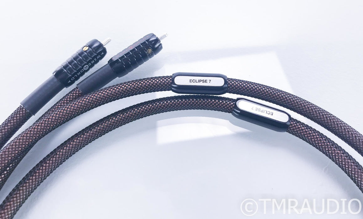 WireWorld Eclipse 7 RCA Cables; 1m Pair Interconnects
