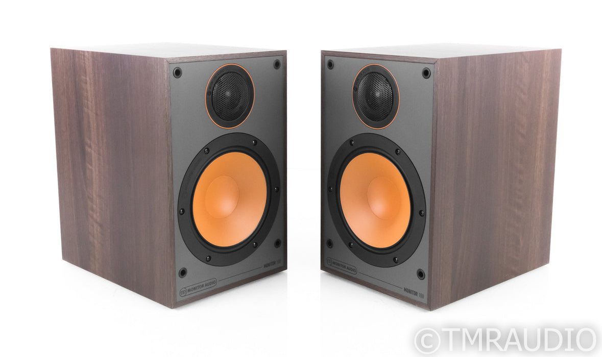 Monitor Audio Monitor 100 Bookshelf Speakers; Walnut Pair