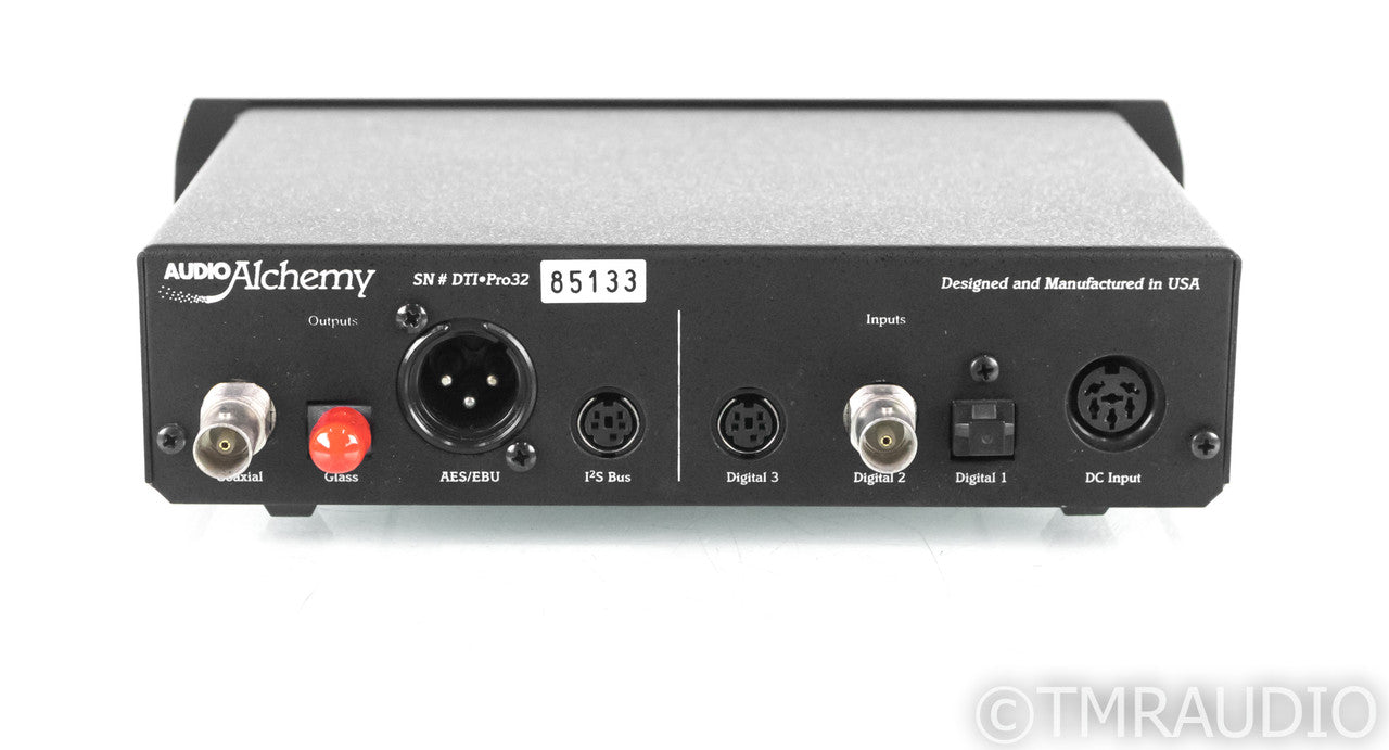 Audio Alchemy Digital Transmision Interface Pro 32 Jitter Filter; D/D Converter