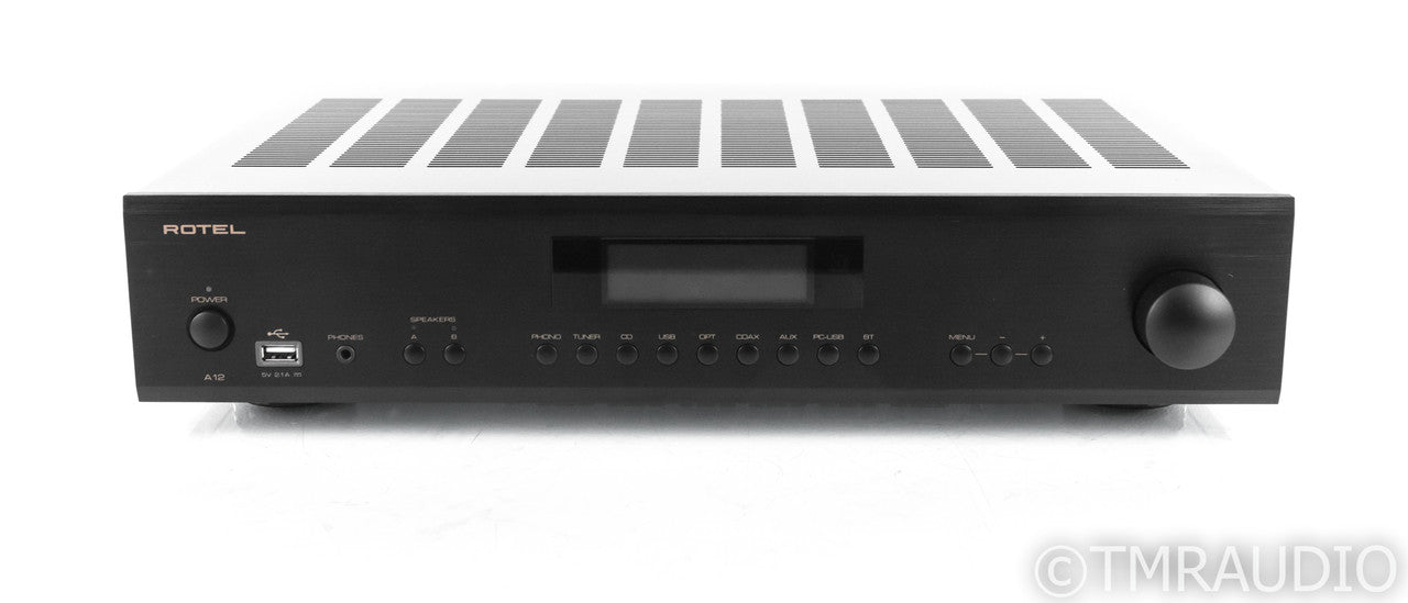 Rotel A12 Stereo Integrated Amplifier; A-12; Remote; Bluetooth