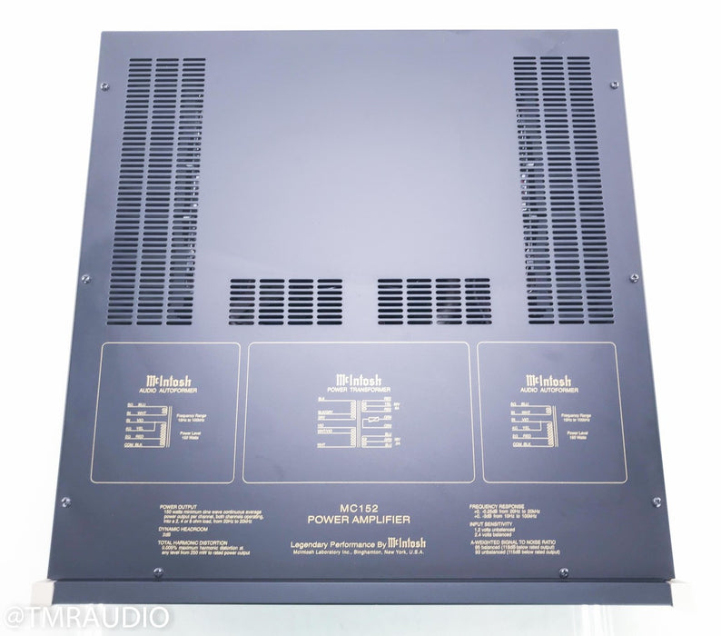 McIntosh MC152 Stereo Power Amplifier