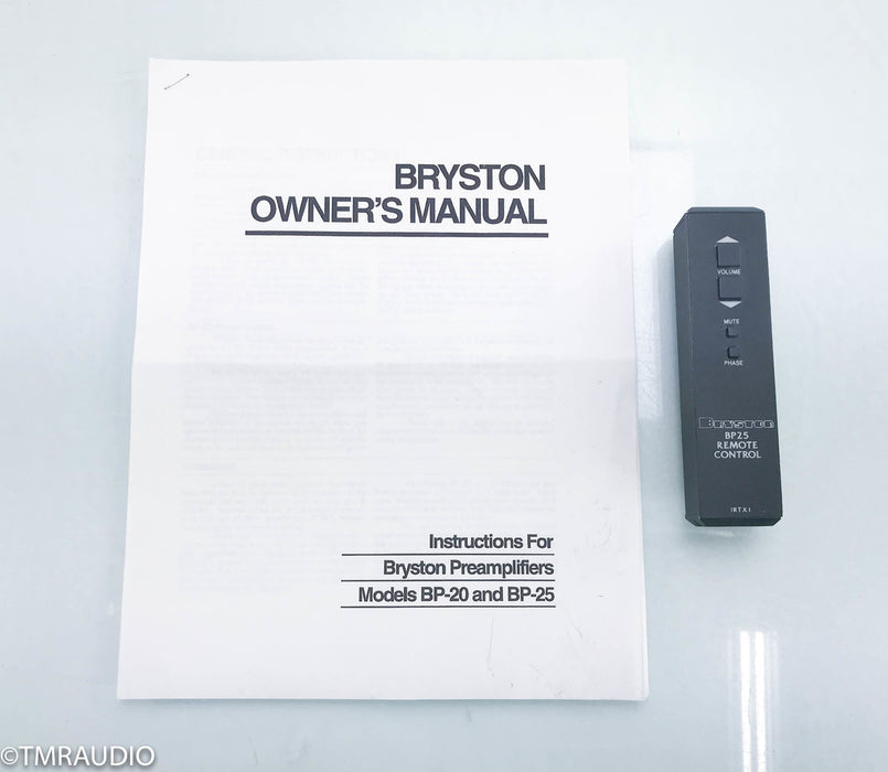 Bryston BP25 Stereo Preamplifier
