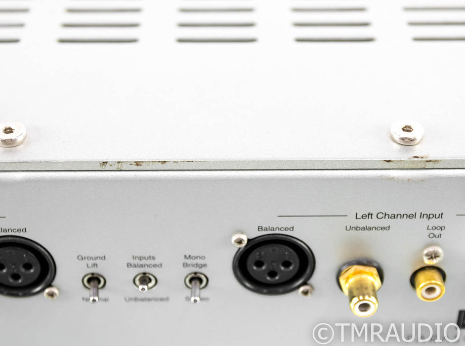 Parasound A21 Stereo Power Amplifier; A-21; Silver